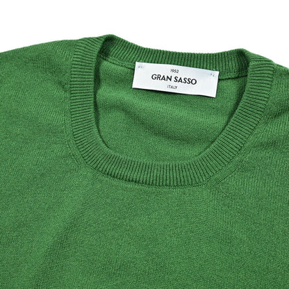 秋冬先行セール｜GRAN SASSO CASHMERE カシミヤ100% クルーネックハイゲージニットセーター｜413764-A-46｜GUARDAROBA MILANO OFFICIAL STORE