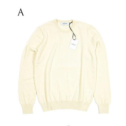 秋冬先行セール｜GRAN SASSO CASHMERE カシミヤ100% クルーネックハイゲージニットセーター｜413764-A-46｜GUARDAROBA MILANO OFFICIAL STORE