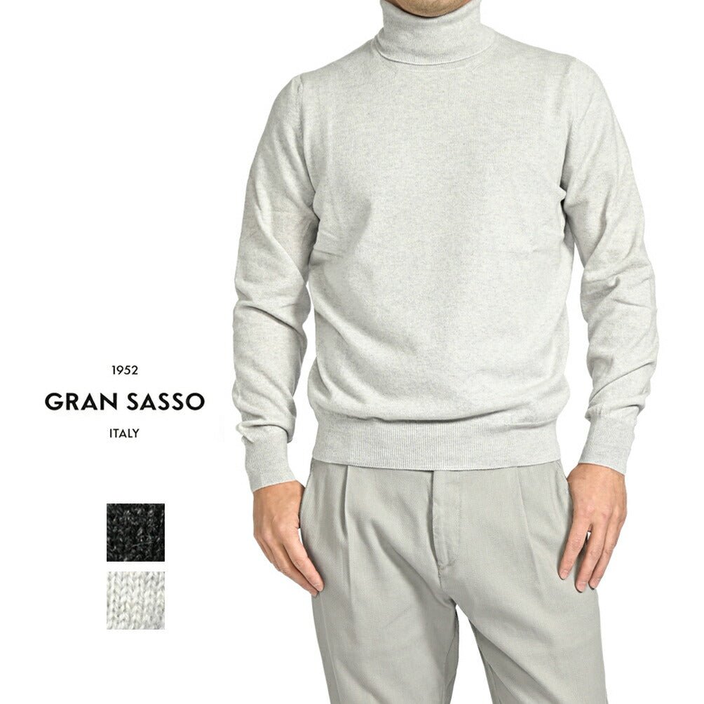 クーポン対象｜GRAN SASSO CASHMERE カシミヤ100% タートルネックハイゲージニットセーター / SLOWEAR｜GUARDAROBA MILANO OFFICIAL STORE