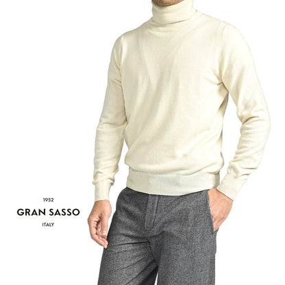 クーポン対象｜GRAN SASSO CASHMERE カシミヤ100% タートルネックハイゲージニットセーター / SLOWEAR｜GUARDAROBA MILANO OFFICIAL STORE