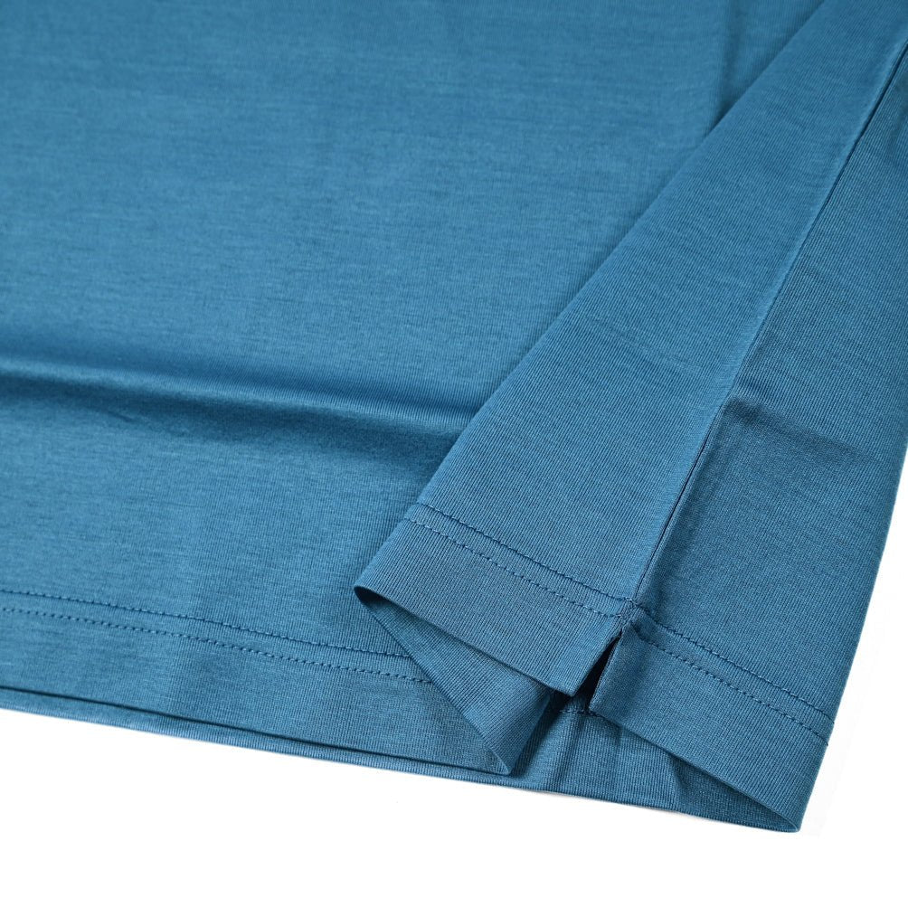 グランサッソ/FILOSCOZIATシャツカットソーグレー/422581 GRAN SASSO グランサッソ / マーセライズコットン 100% Tシャツ