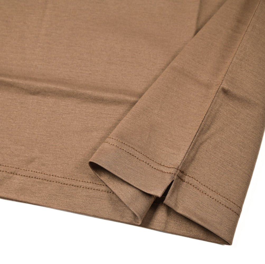 GRAN SASSO FILOSCOZIA マーセライズ スムースコットン クルーネック半袖Tシャツ / SLOWEAR｜394247 - I - 44｜GUARDAROBA MILANO OFFICIAL STORE