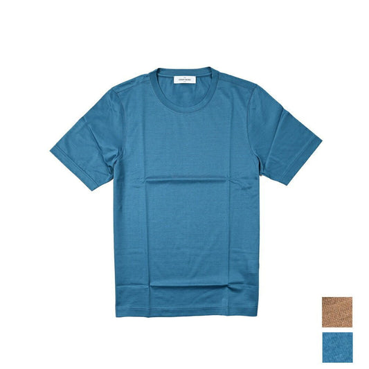 GRAN SASSO FILOSCOZIA マーセライズ スムースコットン クルーネック半袖Tシャツ / SLOWEAR｜394247 - I - 44｜GUARDAROBA MILANO OFFICIAL STORE