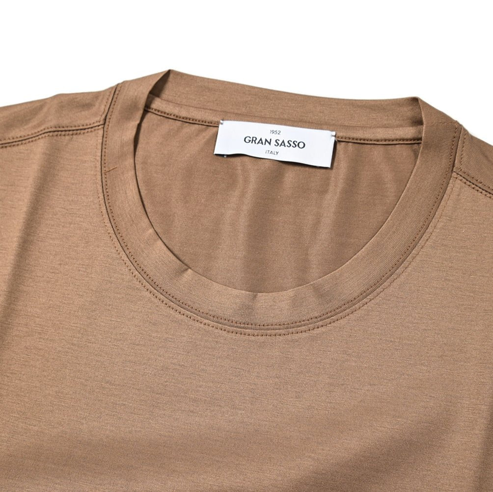 グランサッソ/FILOSCOZIATシャツカットソー杢グレー/422791 楽天市場】【20%OFF】グランサッソ Tシャツ クルーネック 2025SS