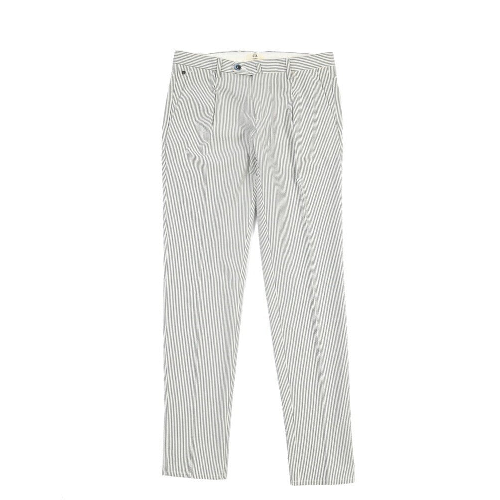 GTA “772 L” コットン100% シアサッカーパンツ / SLIM / メンズ グレー 46 | GUARDAROBA MILANO OFFICIAL STORE