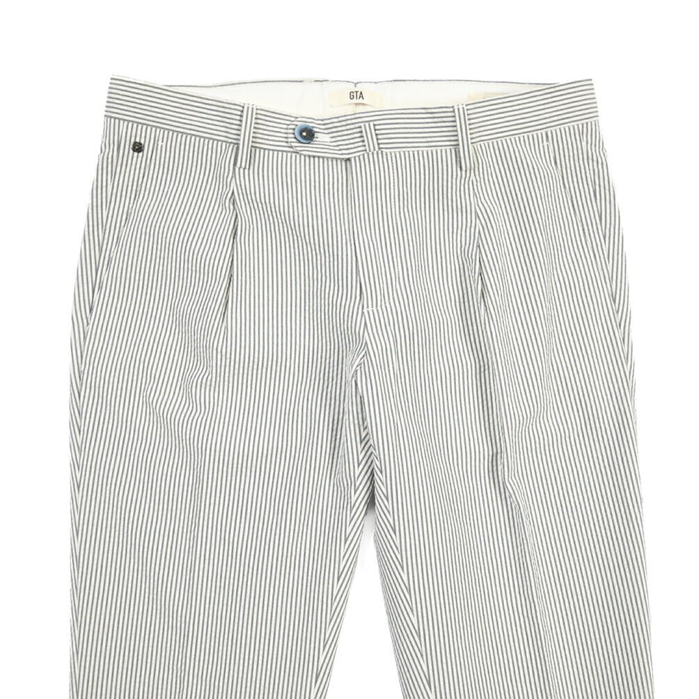 GTA “772 L” コットン100% シアサッカーパンツ / SLIM / メンズ グレー 46 | GUARDAROBA MILANO OFFICIAL STORE