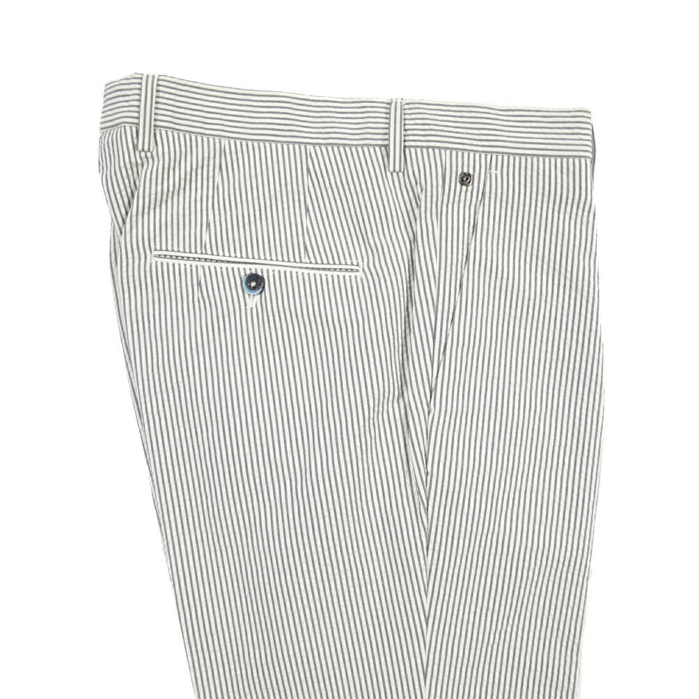 GTA “772 L” コットン100% シアサッカーパンツ / SLIM / メンズ グレー 46 | GUARDAROBA MILANO OFFICIAL STORE