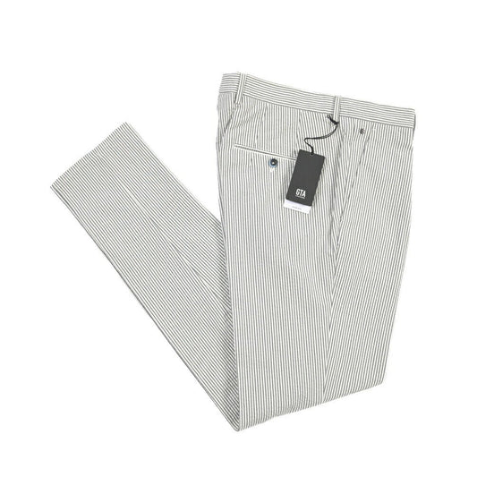 GTA “772 L” コットン100% シアサッカーパンツ / SLIM / メンズ グレー 46 | GUARDAROBA MILANO OFFICIAL STORE