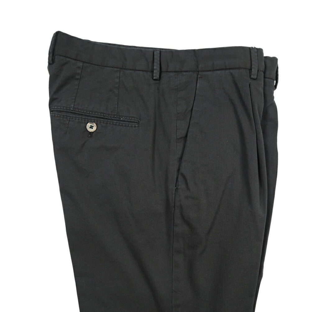 GTA “772 L” SLIM FIT ストレッチコットン ワンタックチノパンツ / SLIM FIT ダークネイビー 46 | GUARDAROBA MILANO OFFICIAL STORE