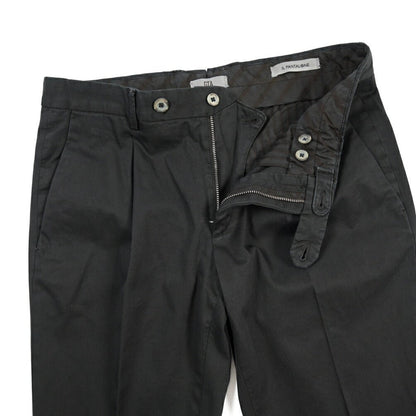 GTA “772 L” SLIM FIT ストレッチコットン ワンタックチノパンツ / SLIM FIT ダークネイビー 46 | GUARDAROBA MILANO OFFICIAL STORE