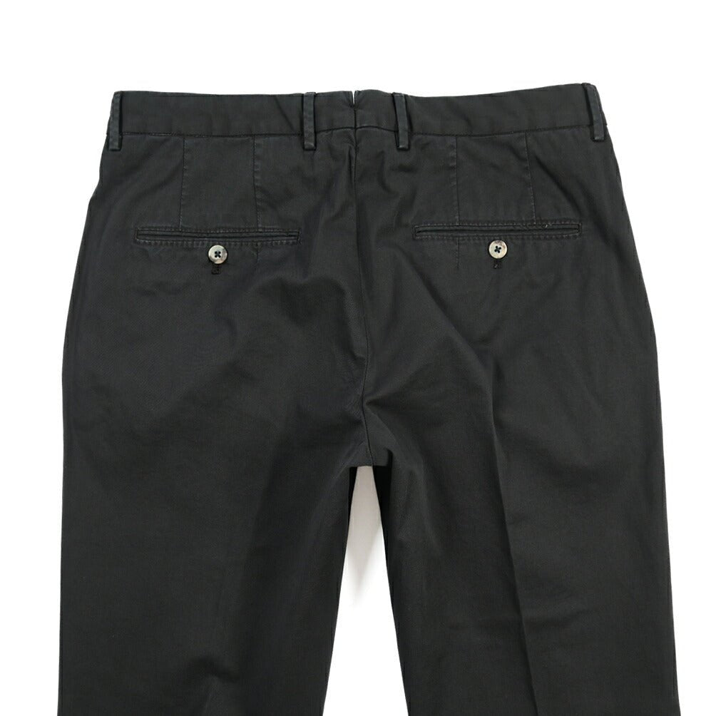 GTA “772 L” SLIM FIT ストレッチコットン ワンタックチノパンツ / SLIM FIT ダークネイビー 46 | GUARDAROBA MILANO OFFICIAL STORE