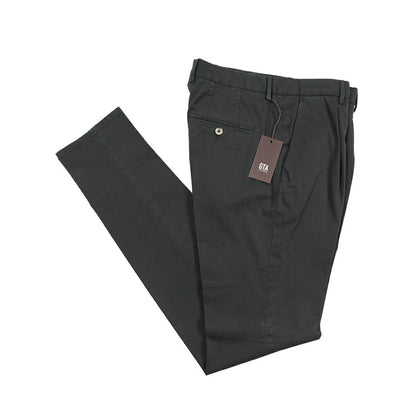 GTA “772 L” SLIM FIT ストレッチコットン ワンタックチノパンツ / SLIM FIT ダークネイビー 46 | GUARDAROBA MILANO OFFICIAL STORE