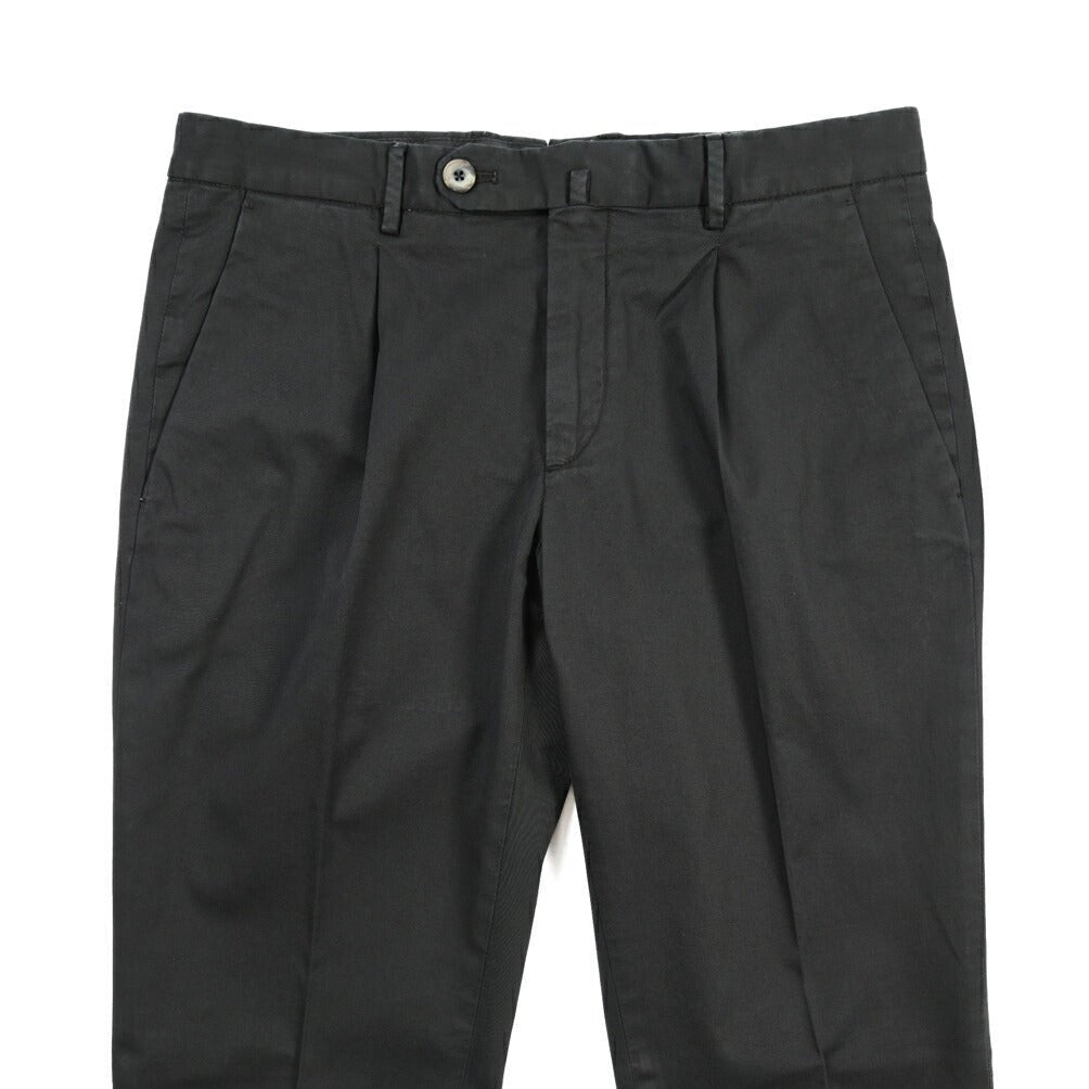 GTA “772 L” SLIM FIT ストレッチコットン ワンタックチノパンツ / SLIM FIT ダークネイビー 46 | GUARDAROBA MILANO OFFICIAL STORE
