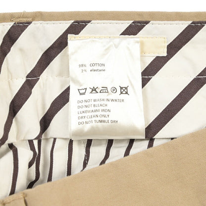 GTA “772” ストレッチコットン ワンタックチノパンツ / SLIM FIT ベージュ 46 | GUARDAROBA MILANO OFFICIAL STORE