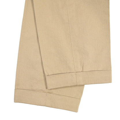 GTA “772” ストレッチコットン ワンタックチノパンツ / SLIM FIT ベージュ 46 | GUARDAROBA MILANO OFFICIAL STORE