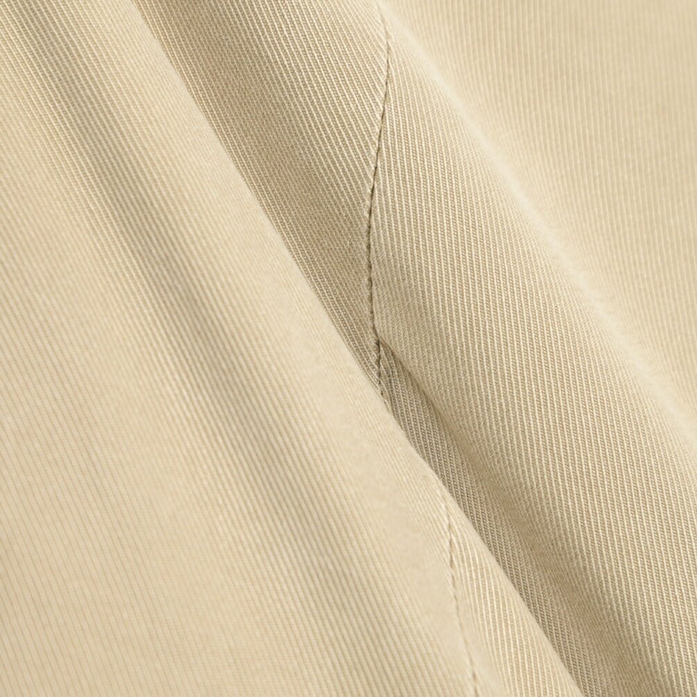 GTA “772” ストレッチコットン ワンタックチノパンツ / SLIM FIT ベージュ 46 | GUARDAROBA MILANO OFFICIAL STORE