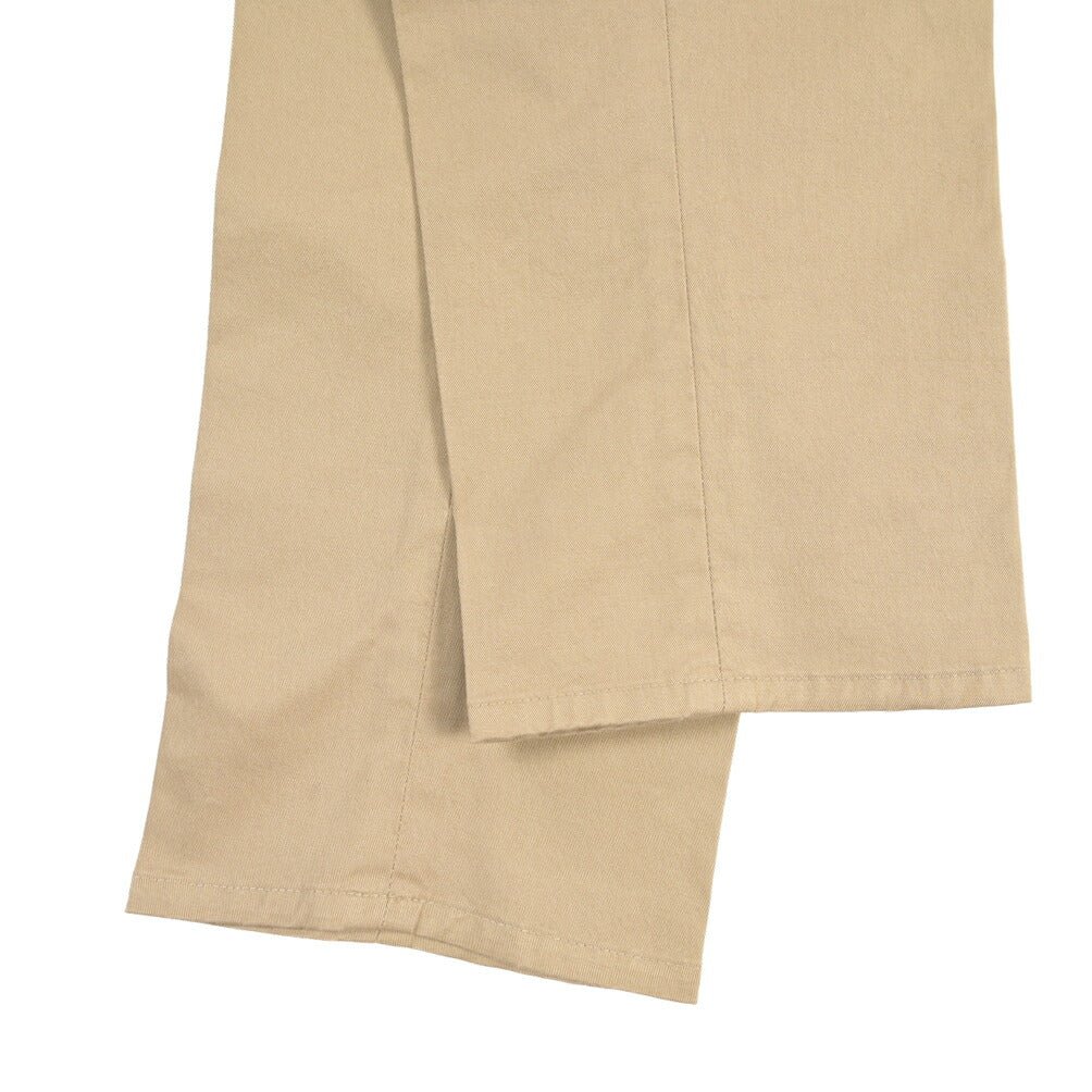 GTA “772L” ストレッチコットン ワンタックチノパンツ / SLIM FIT ベージュ 48 | GUARDAROBA MILANO OFFICIAL STORE