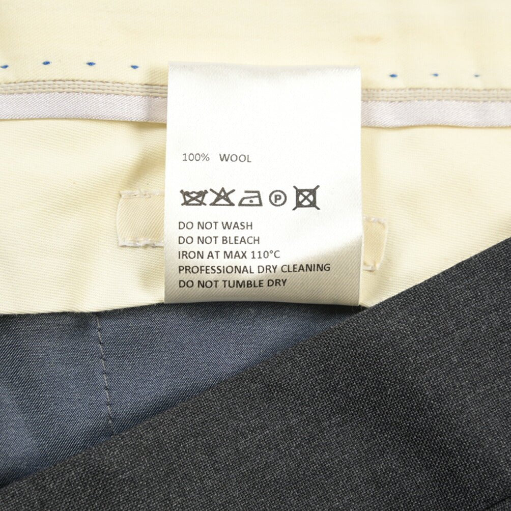 GTA “800 G SL” ウール100% ノータックスラックス / SLIM FIT ダークグレー 46 | GUARDAROBA MILANO OFFICIAL STORE
