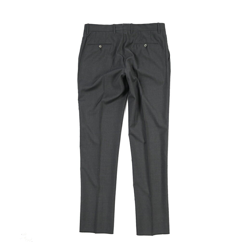 GTA “800 G SL” ウール100% ノータックスラックス / SLIM FIT ダークグレー 46 | GUARDAROBA MILANO OFFICIAL STORE
