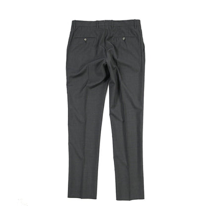 GTA “800 G SL” ウール100% ノータックスラックス / SLIM FIT ダークグレー 46 | GUARDAROBA MILANO OFFICIAL STORE
