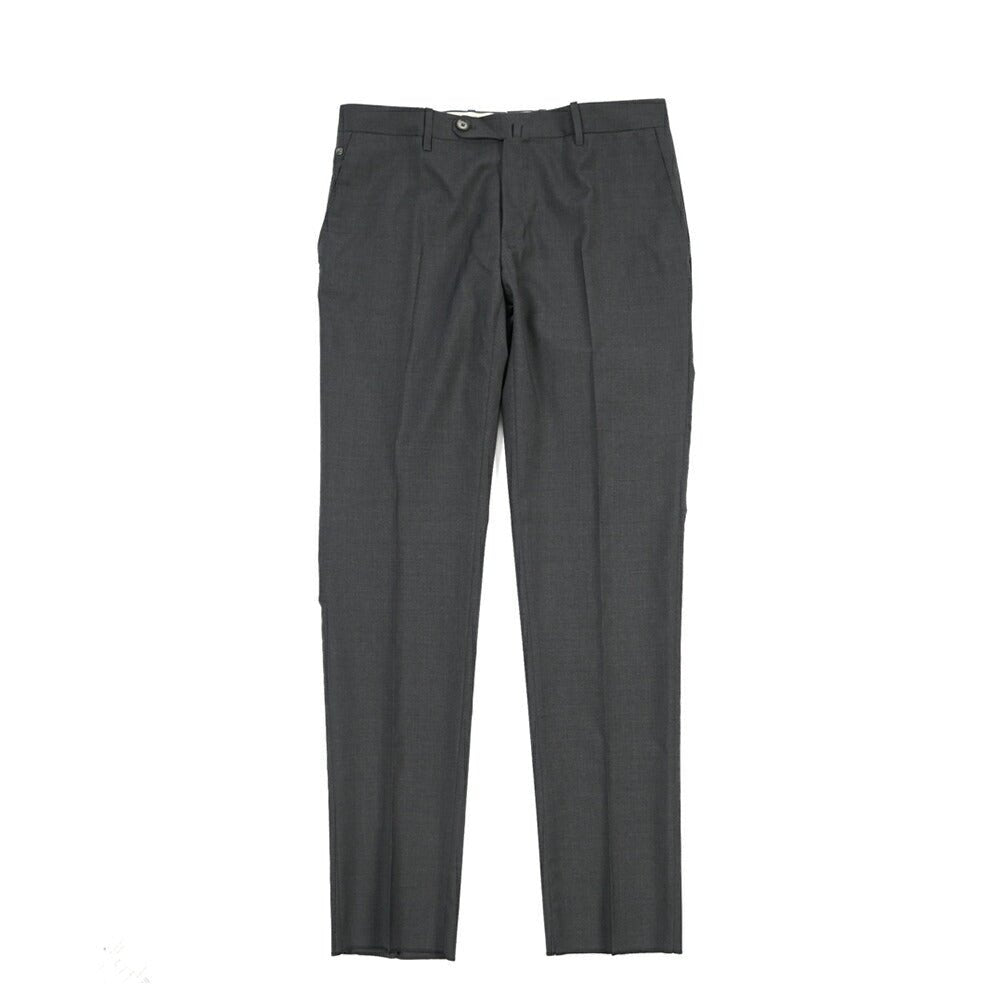 GTA “800 G SL” ウール100% ノータックスラックス / SLIM FIT ダークグレー 46 | GUARDAROBA MILANO OFFICIAL STORE