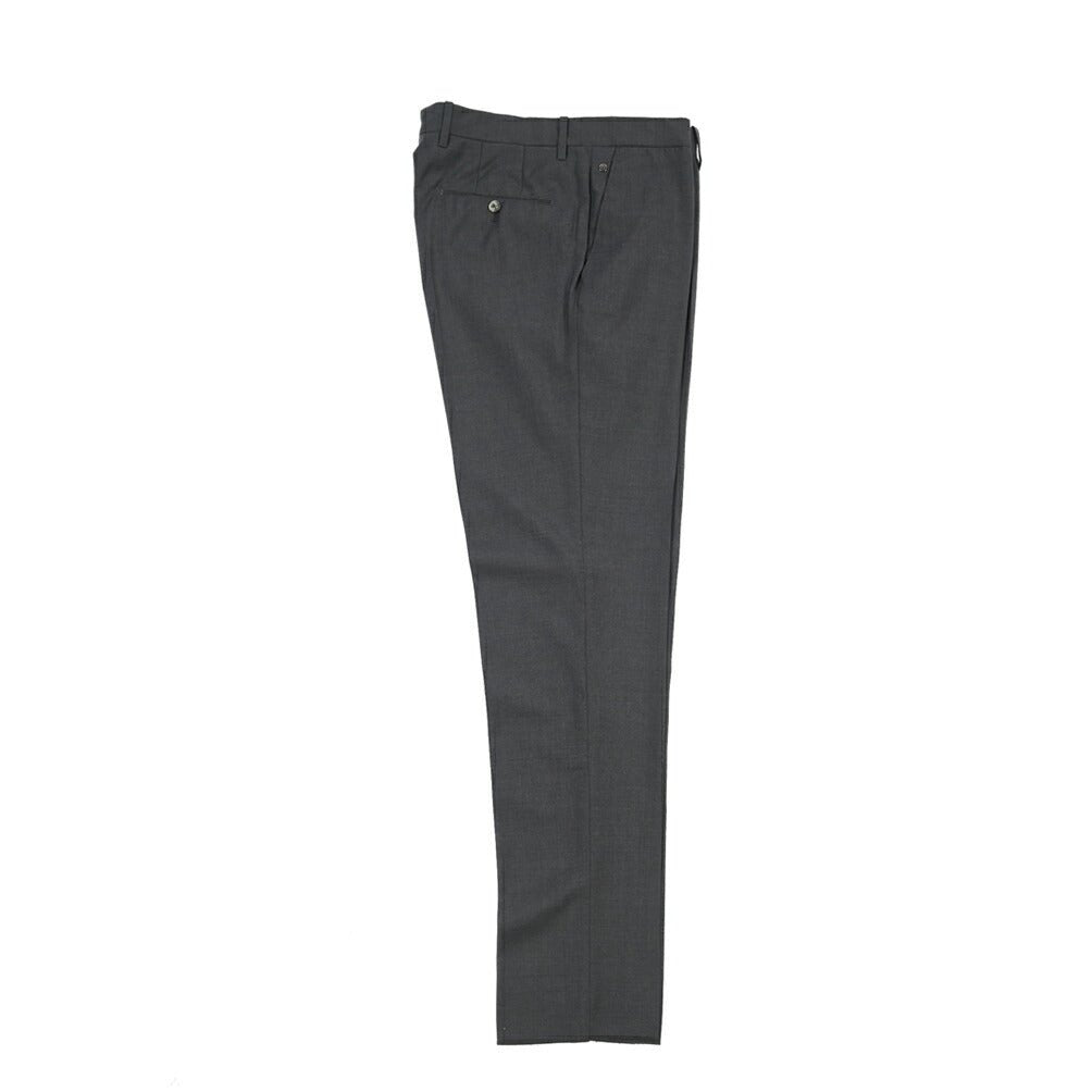 GTA “800 G SL” ウール100% ノータックスラックス / SLIM FIT ダークグレー 46 | GUARDAROBA MILANO OFFICIAL STORE