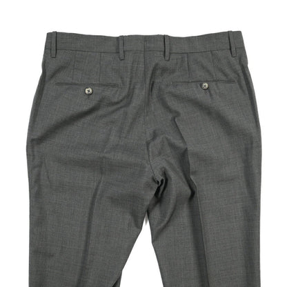GTA “800 G SL” ウール100% ノータックスラックス / SLIM FIT ダークグレー 50 | GUARDAROBA MILANO OFFICIAL STORE