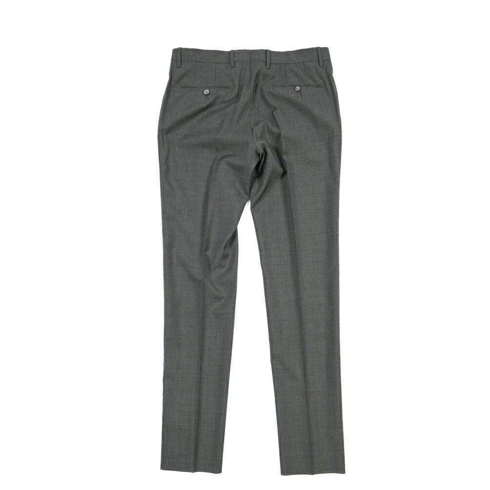GTA “800 G SL” ウール100% ノータックスラックス / SLIM FIT ダークグレー 50 | GUARDAROBA MILANO OFFICIAL STORE