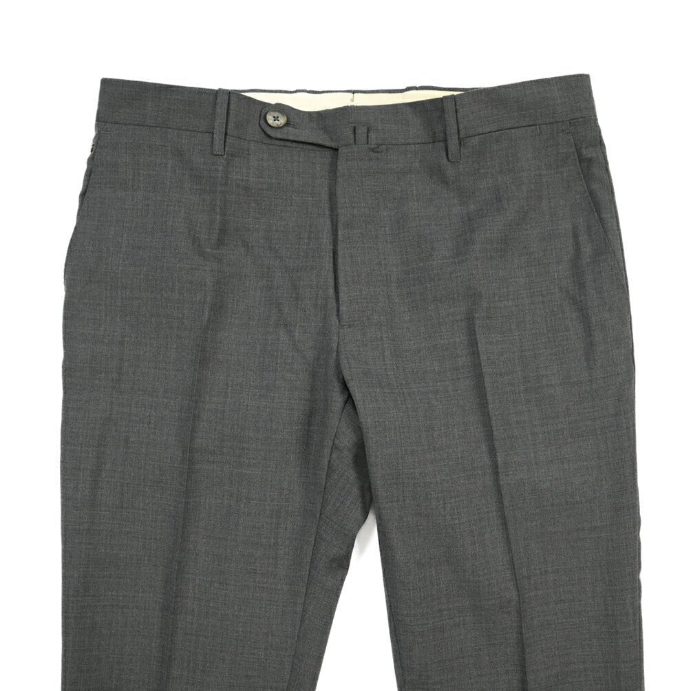 GTA “800 G SL” ウール100% ノータックスラックス / SLIM FIT ダークグレー 50 | GUARDAROBA MILANO OFFICIAL STORE