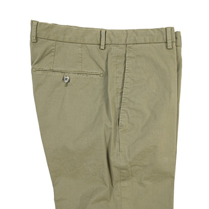 GTA “800 K” ストレッチコットン ノータックチノパンツ / EXTRASLIM FIT カーキグリーン 46 | GUARDAROBA MILANO OFFICIAL STORE
