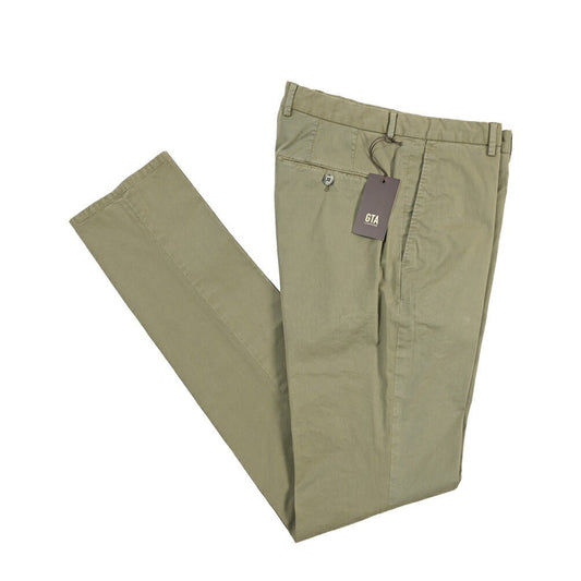 GTA “800 K” ストレッチコットン ノータックチノパンツ / EXTRASLIM FIT カーキグリーン 46 | GUARDAROBA MILANO OFFICIAL STORE