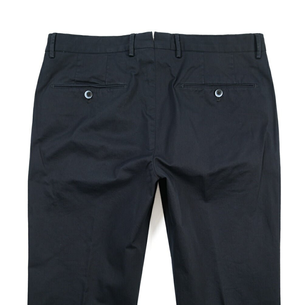 GTA “800 K” ストレッチコットン ノータックチノパンツ / EXTRASLIM FIT ネイビー 44 | GUARDAROBA MILANO OFFICIAL STORE
