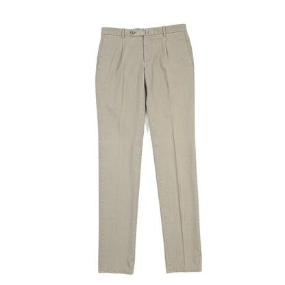 GTA “800 KP” ストレッチコットン ワンタックチノパンツ / EXTRASLIM FIT グレー 46 | GUARDAROBA MILANO OFFICIAL STORE