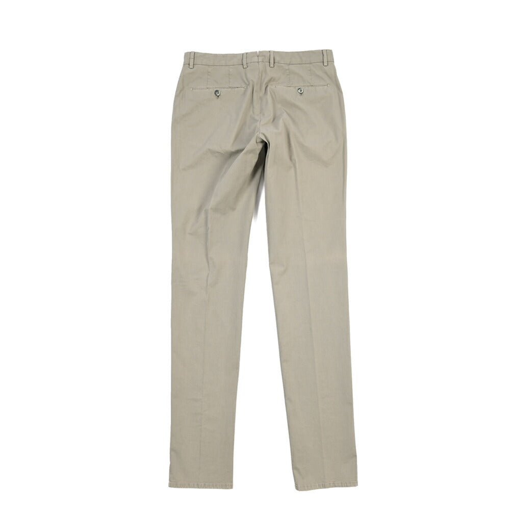 GTA “800 KP” ストレッチコットン ワンタックチノパンツ / EXTRASLIM FIT グレー 46 | GUARDAROBA MILANO OFFICIAL STORE