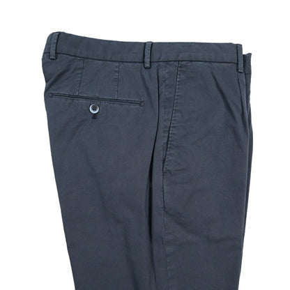 GTA “800 KP” ストレッチコットン ワンタックチノパンツ / EXTRASLIM FIT ネイビー 46 | GUARDAROBA MILANO OFFICIAL STORE