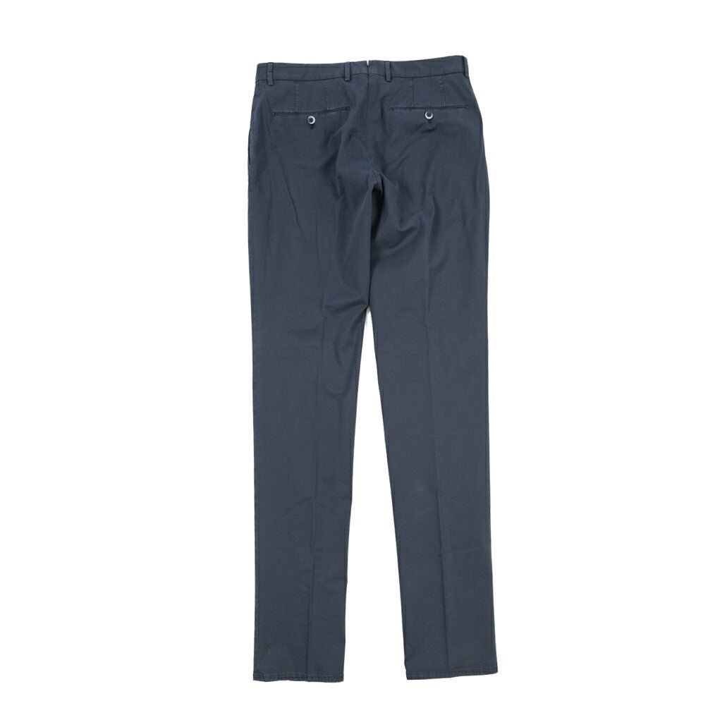 GTA “800 KP” ストレッチコットン ワンタックチノパンツ / EXTRASLIM FIT ネイビー 46 | GUARDAROBA MILANO OFFICIAL STORE
