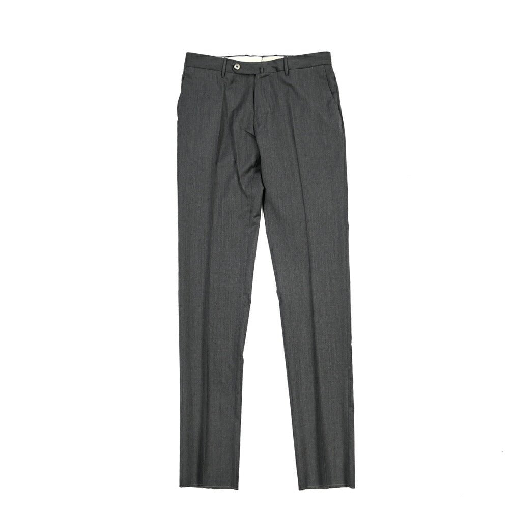 GTA “800 SL” ヴァージンウール100% ノータックスラックス / SLIM FIT ダークグレー 56 | GUARDAROBA MILANO OFFICIAL STORE
