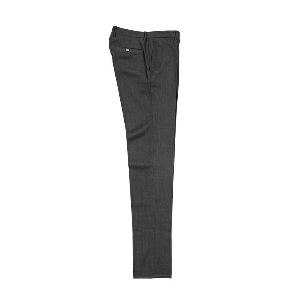 GTA “800 SL” ヴァージンウール100% ノータックスラックス / SLIM FIT ダークグレー 56 | GUARDAROBA MILANO OFFICIAL STORE