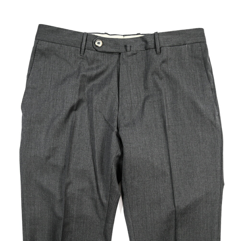 GTA “800 SL” ヴァージンウール100% ノータックスラックス / SLIM FIT ダークグレー 56 | GUARDAROBA MILANO OFFICIAL STORE