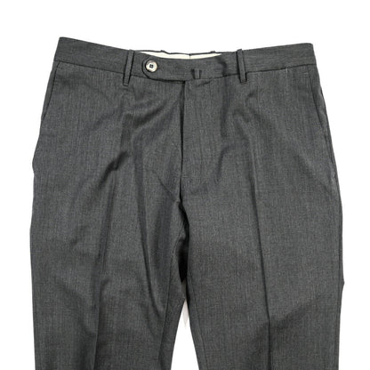 GTA “800 SL” ヴァージンウール100% ノータックスラックス / SLIM FIT ダークグレー 56 | GUARDAROBA MILANO OFFICIAL STORE