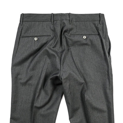 GTA “800 SL” ヴァージンウール100% ノータックスラックス / SLIM FIT ダークグレー 56 | GUARDAROBA MILANO OFFICIAL STORE