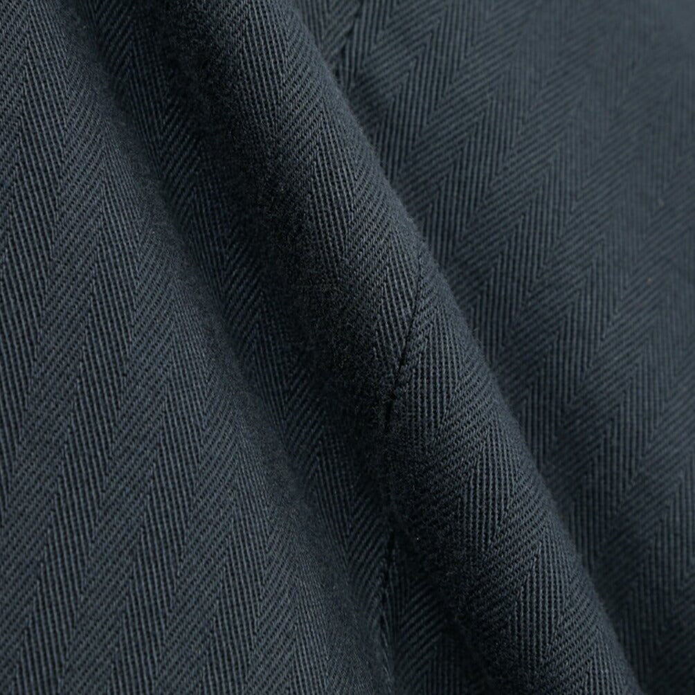GTA “800 SL” ストレッチコットン ノータックヘリンボーンパンツ / SLIM / メンズ ネイビー 48 | GUARDAROBA MILANO OFFICIAL STORE