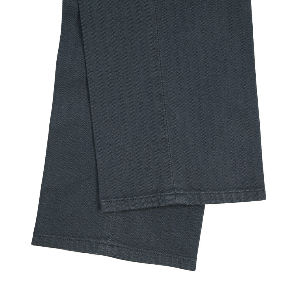 GTA “800 SL” ストレッチコットン ノータックチノパンツ シャドーストライプ / SLIM FIT ネイビー 50 | GUARDAROBA MILANO OFFICIAL STORE
