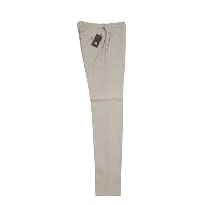 GTA “800 SSL” ストレッチコットン ノータックチノパンツ / EXTRASLIM FIT グレー 46 | GUARDAROBA MILANO OFFICIAL STORE