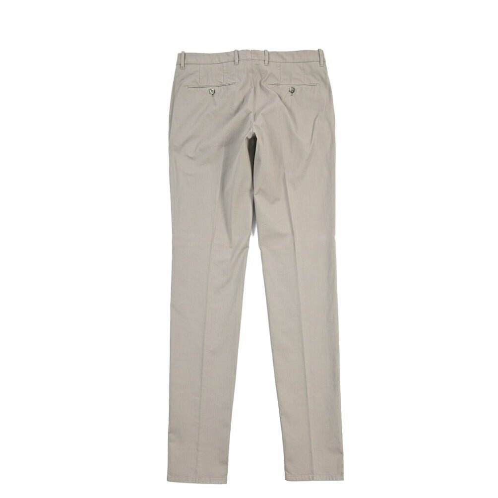 GTA “800 SSL” ストレッチコットン ノータックチノパンツ / EXTRASLIM FIT グレー 46 | GUARDAROBA MILANO OFFICIAL STORE