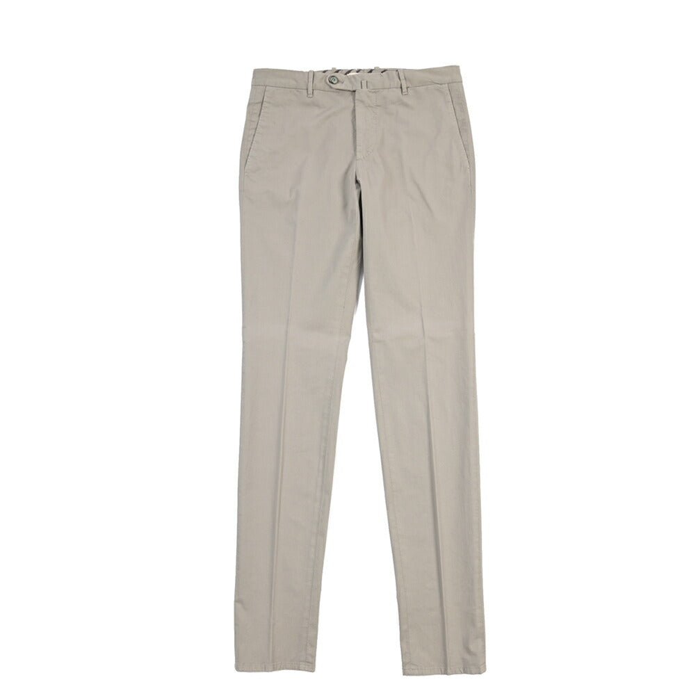 GTA “800 SSL” ストレッチコットン ノータックチノパンツ / EXTRASLIM FIT グレー 46 | GUARDAROBA MILANO OFFICIAL STORE
