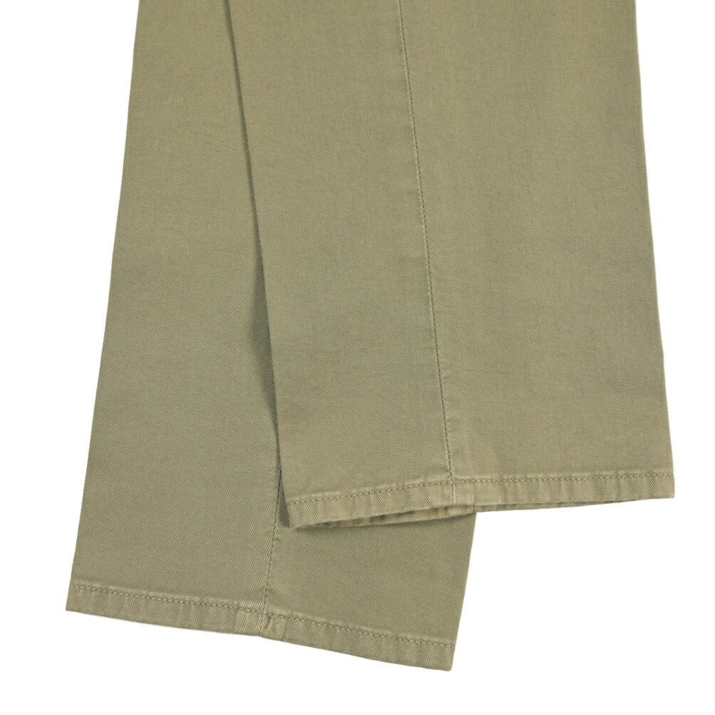 GTA “800 SSL” ストレッチコットン ノータックチノパンツ / EXTRASLIM FIT カーキグリーン 46 | GUARDAROBA MILANO OFFICIAL STORE