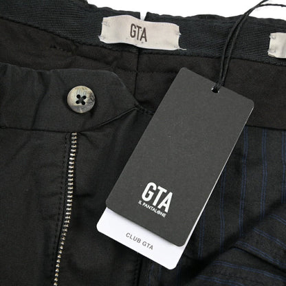 GTA “800 SSL” ストレッチコットン ノータックチノパンツ / EXTRASLIM FIT ダークネイビー 46 | GUARDAROBA MILANO OFFICIAL STORE