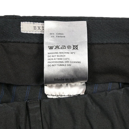 GTA “800 SSL” ストレッチコットン ノータックチノパンツ / EXTRASLIM FIT ダークネイビー 46 | GUARDAROBA MILANO OFFICIAL STORE