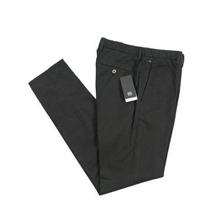 GTA “800 SSL” ストレッチコットン ノータックチノパンツ / EXTRASLIM FIT ダークネイビー 46 | GUARDAROBA MILANO OFFICIAL STORE